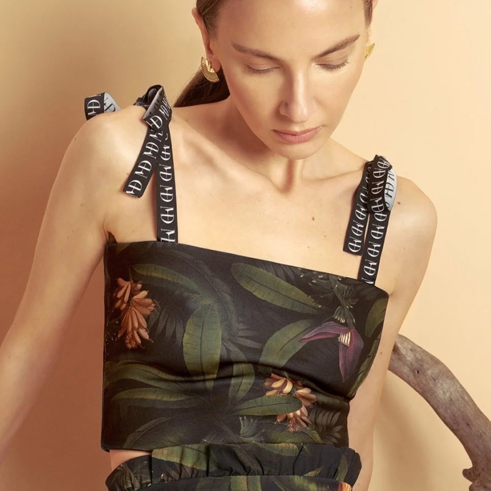 Mia de Dios Terra Crop Top S